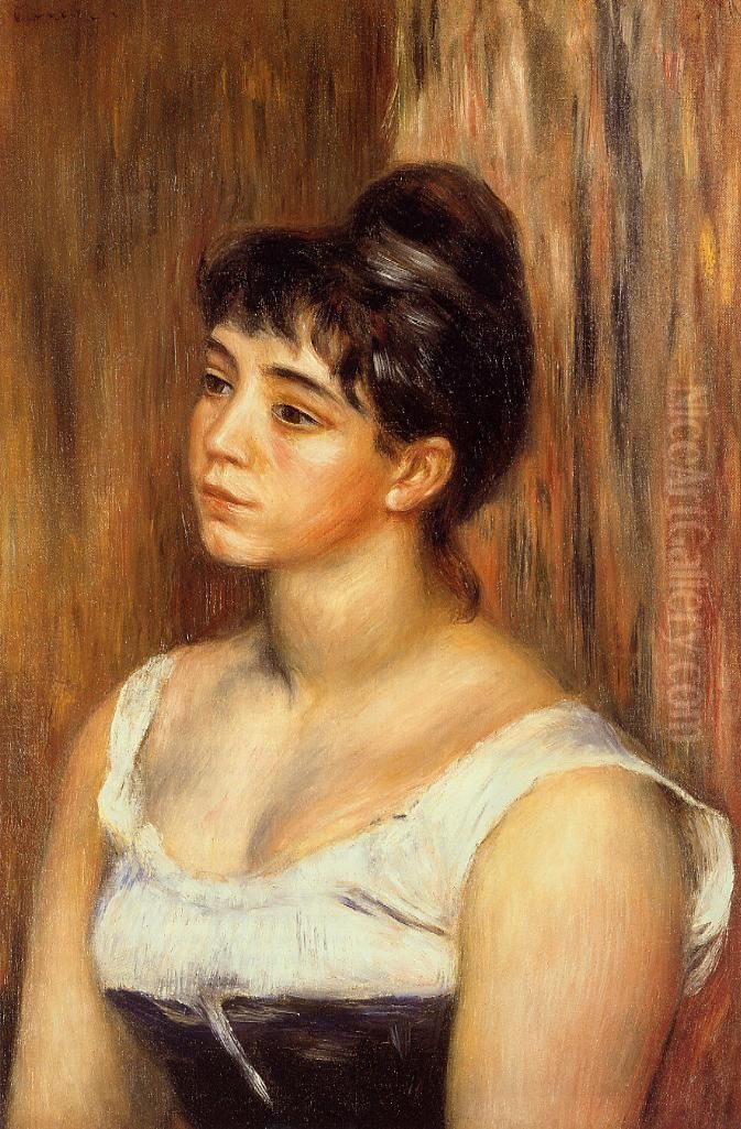 Portrait of Suzanne Valadon Oil Painting by Pierre Auguste Renoir