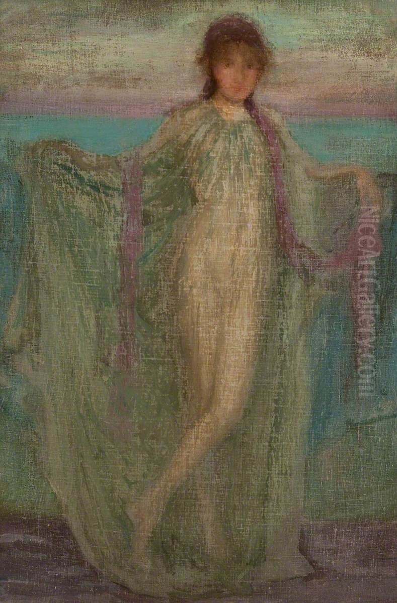Annabel Lee Oil Painting by James McNeill Whistler