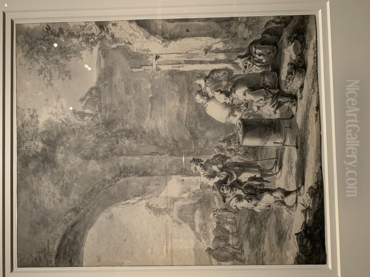 Chestnut seller Oil Painting by Jan Both