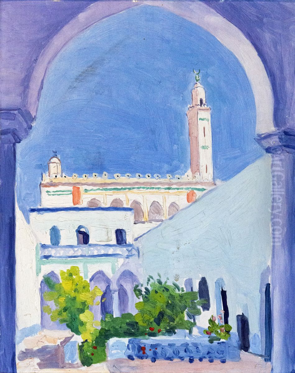 Laghouat mosque Oil Painting by Albert Marquet
