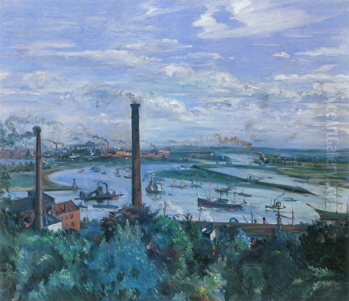 View of Kohlbrand Oil Painting by Lovis (Franz Heinrich Louis) Corinth