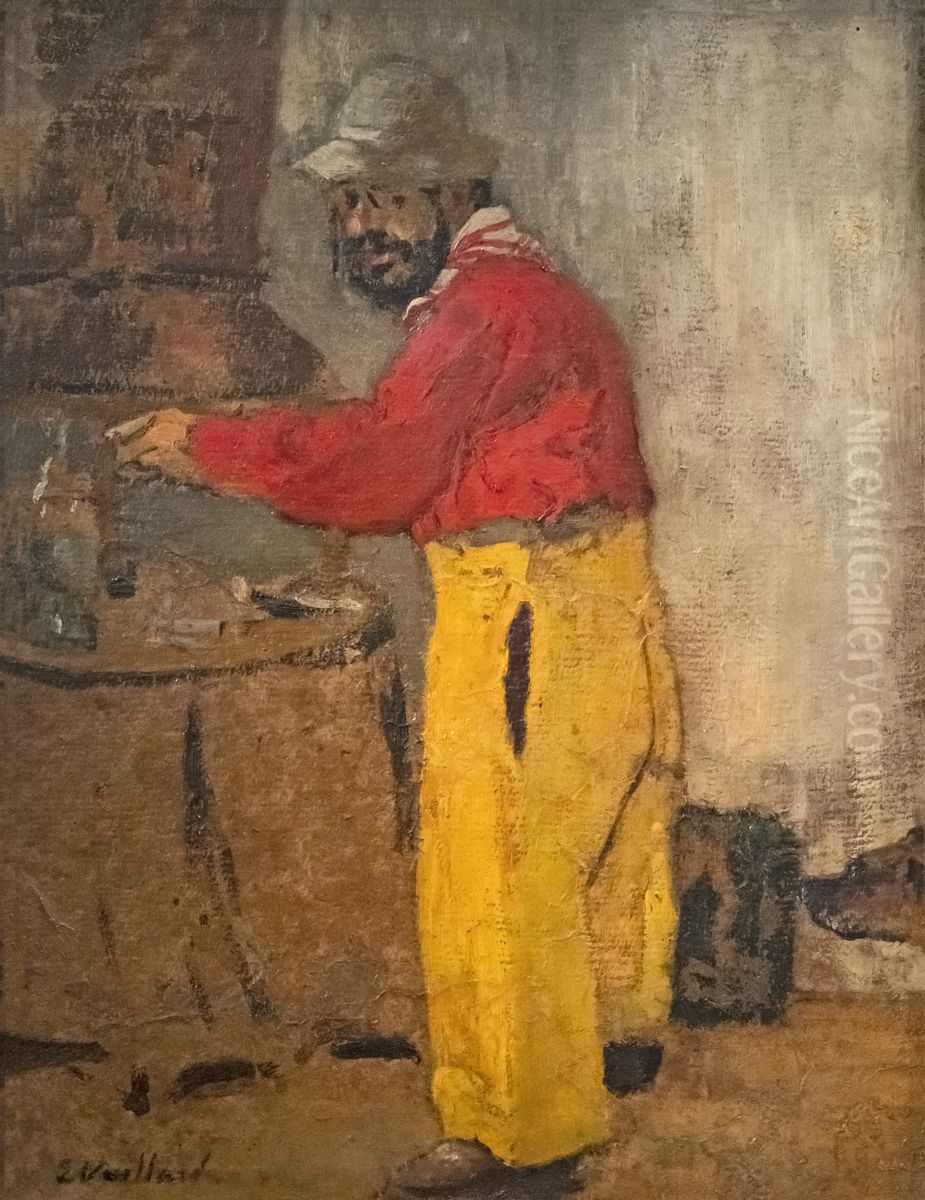 Portrait of Toulouse Lautrec, in Villeneuve-sur-Yonne, with the Natansons Oil Painting by Jean-Edouard Vuillard