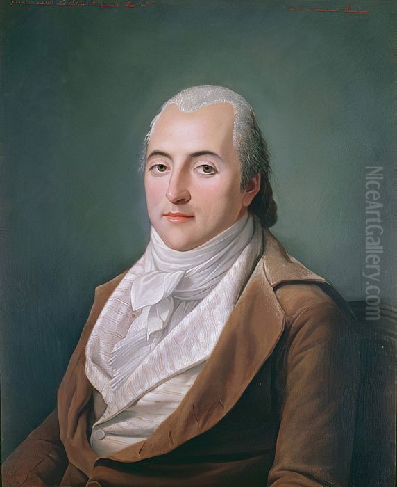 Portrait de Claude-Henri de Rouvroy, comte de Saint-Simon. Oil Painting by Adelaide Labille-Guiard
