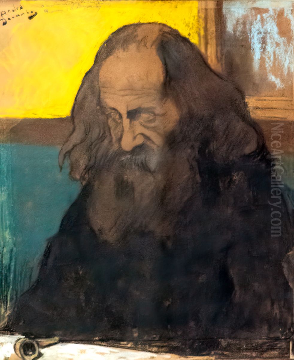 Etude pour L'Incompris Oil Painting by Andre Devambez