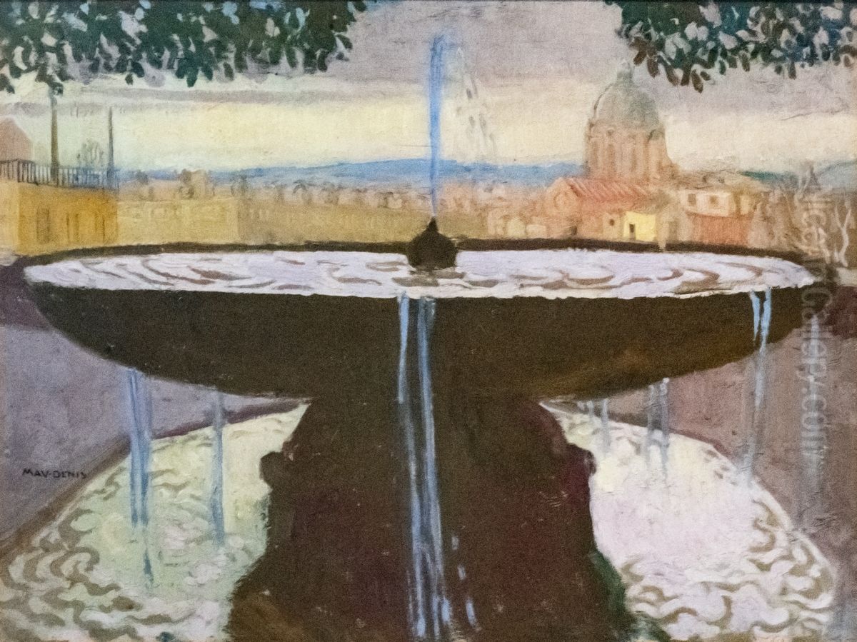 Washbasin of the Medici villa Oil Painting by Maurice Denis