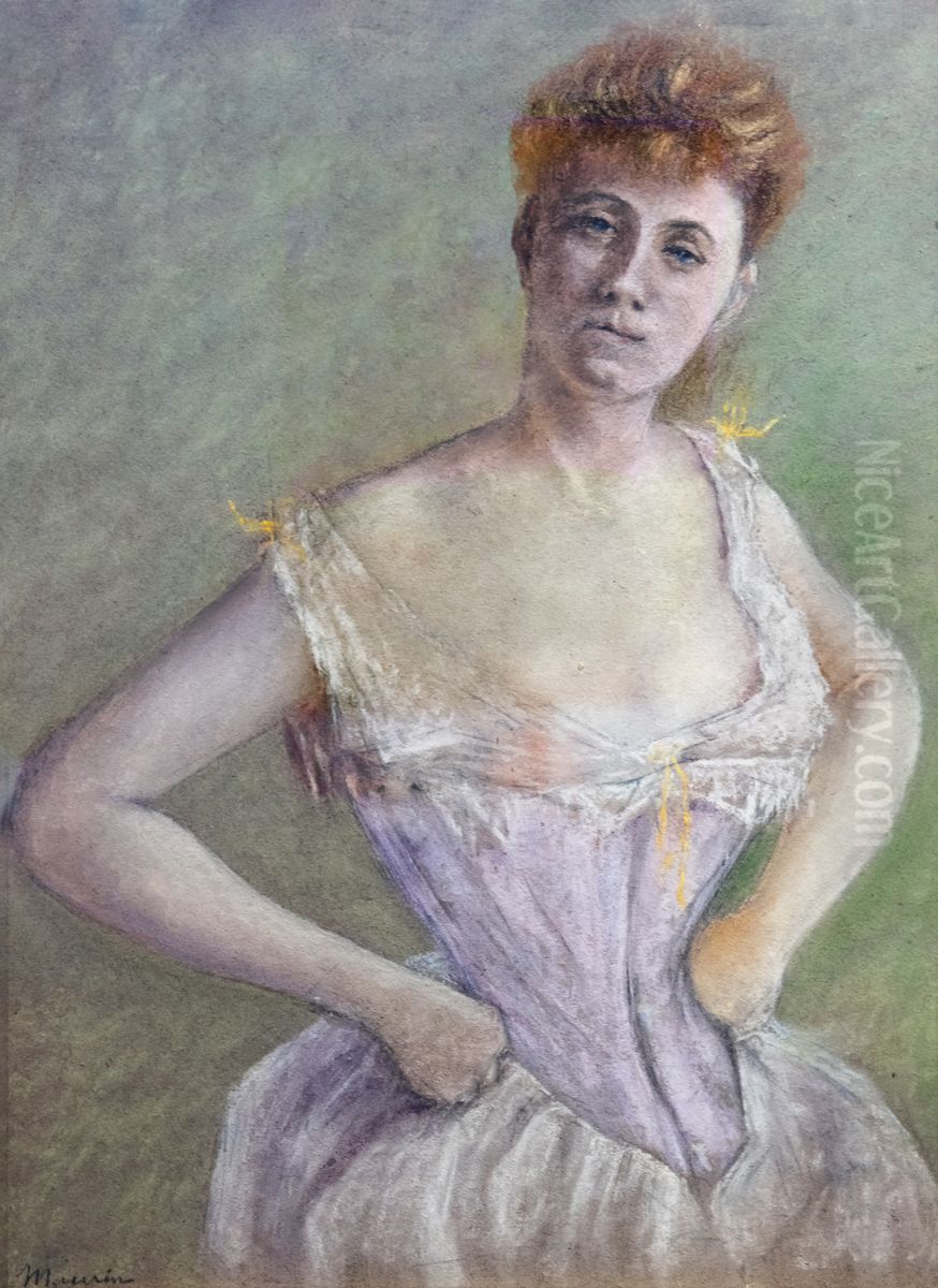 Untitled (Angry Prostitute) Oil Painting by Charles Maurin