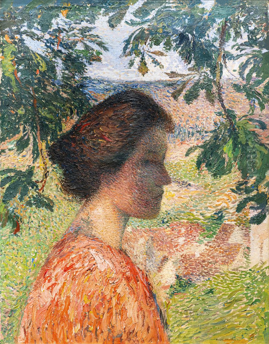 Jeune femme Oil Painting by Henri-Jean Guillaume Martin