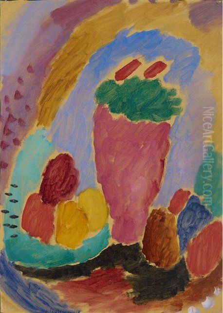 Still Life Oil Painting by Alexei Jawlensky