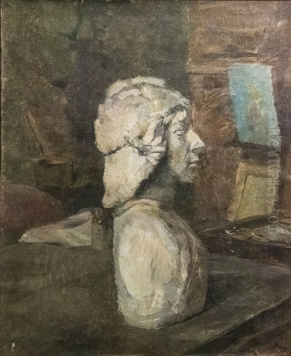 Etude d'apres le platre Oil Painting by Henri De Toulouse-Lautrec