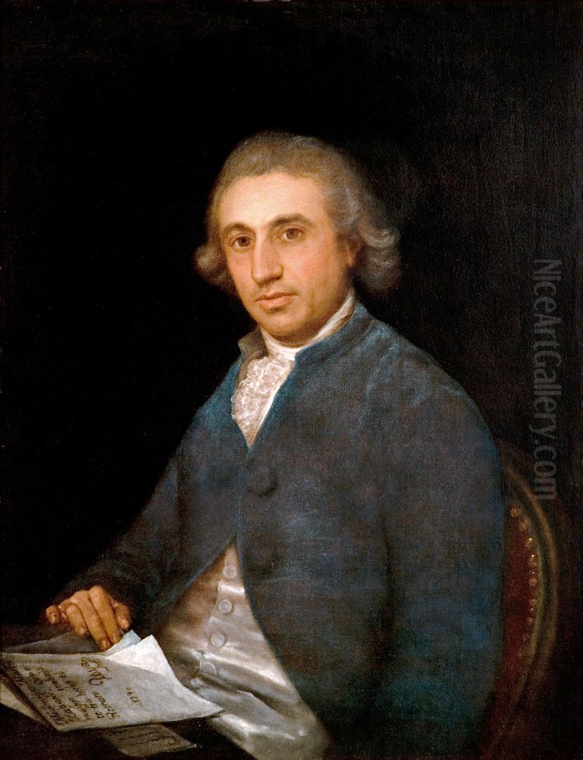 Portrait of Martin Zapater Oil Painting by Francisco Goya Fuendetodos