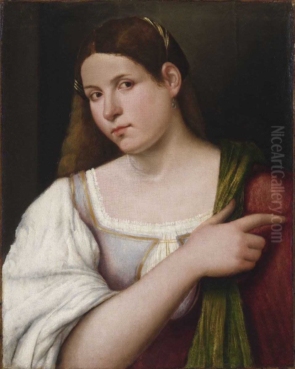 Portrait of a Girl Oil Painting by Sebastiano Del Piombo