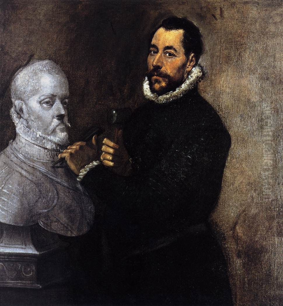 Portrait of a Sculptor Oil Painting by El Greco