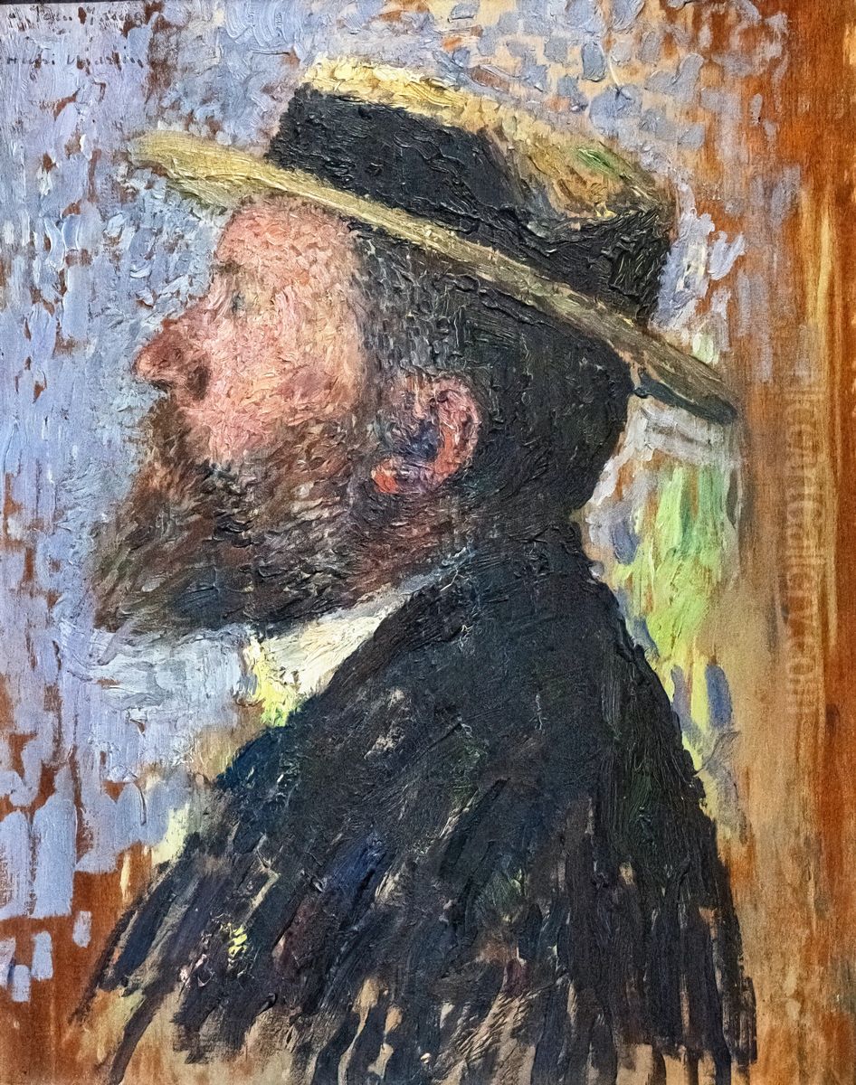 Portrait of Jean Jaures Oil Painting by Henri-Jean Guillaume Martin