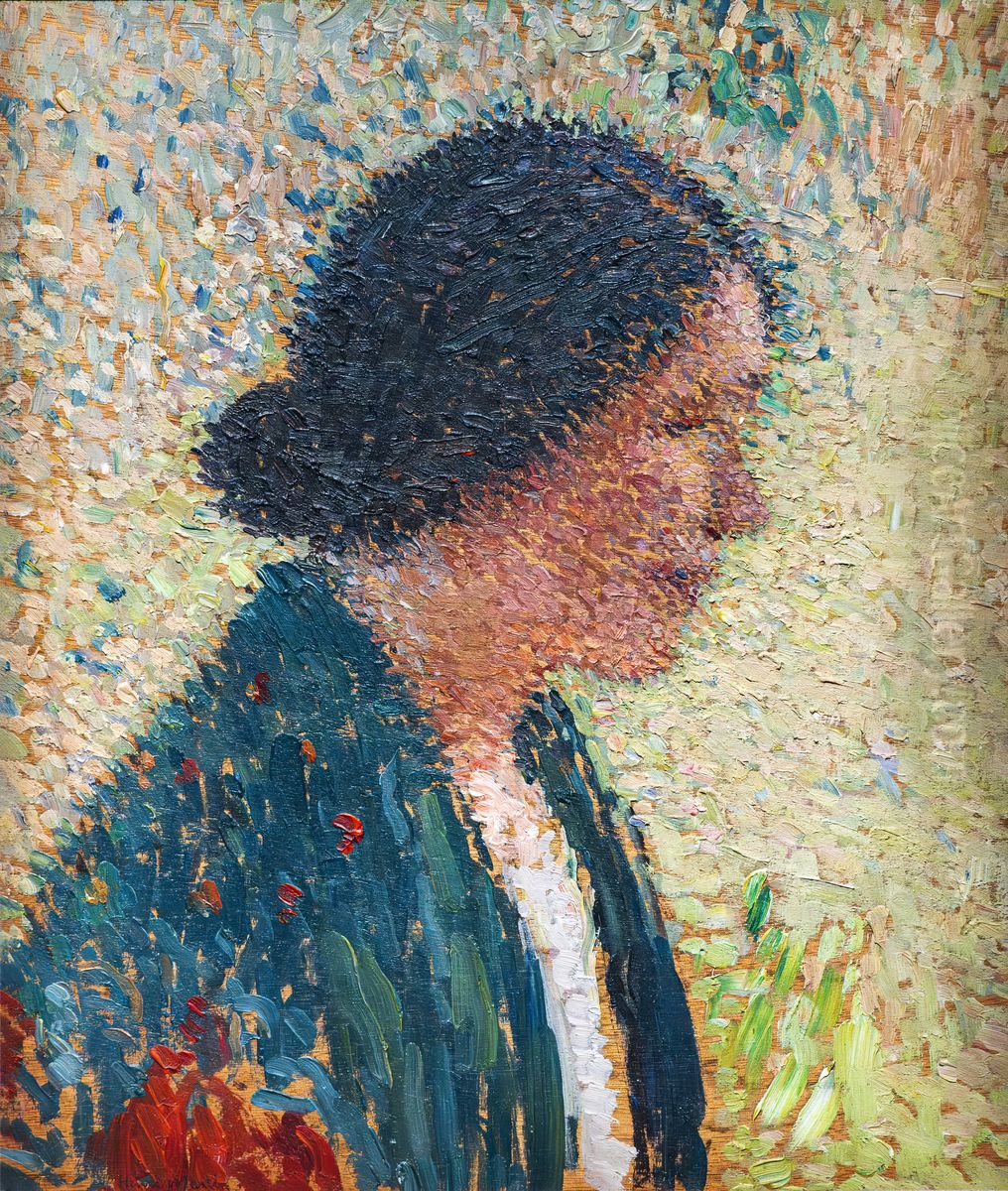 Portrait of Madame Henri Martin Oil Painting by Henri-Jean Guillaume Martin