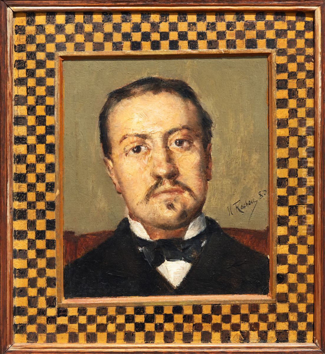 Portrait de Lucien Hemmer Oil Painting by Henri Rachou