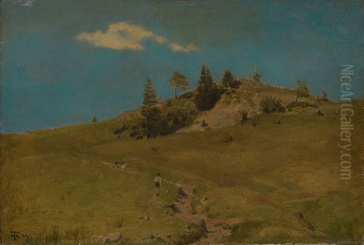 Schwarzwaldhohe Oil Painting by Hans Thoma