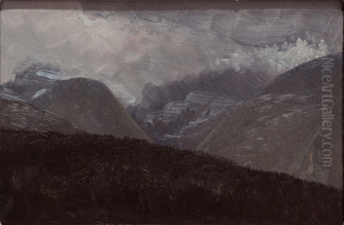 White Mountains, New Hampshire Oil Painting by Albert Bierstadt