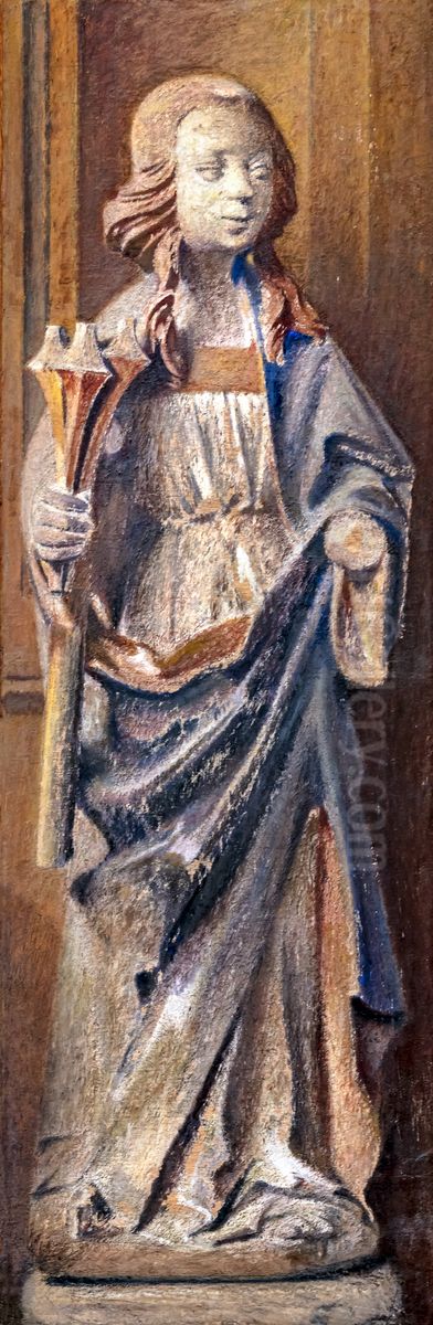 Angel of Passion (C) Oil Painting by Henri Rachou