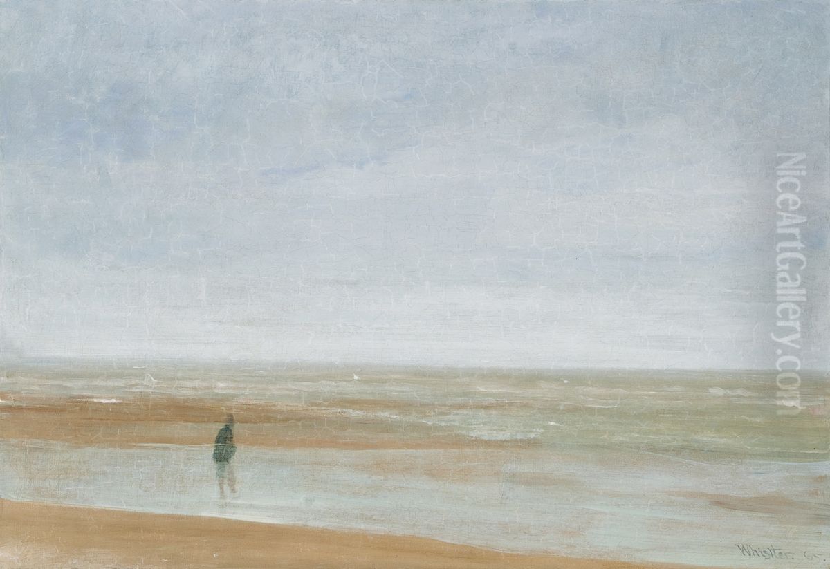 Sea and Rain Oil Painting by James McNeill Whistler