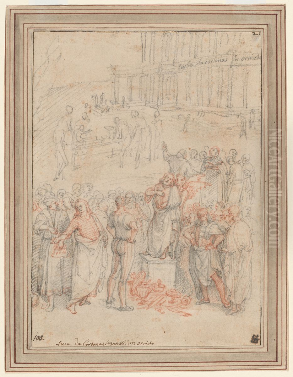 The Sermons and Deeds of the Antichrist Oil Painting by Federico Zuccari