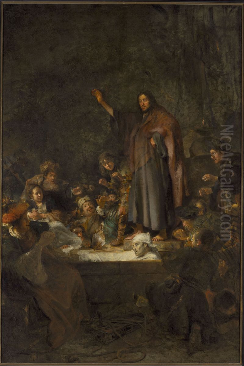 41-44) Oil Painting by Carel Fabritius