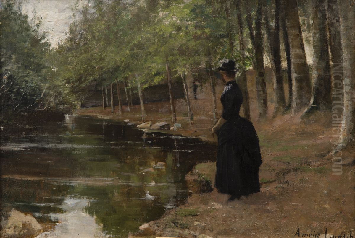 Rendez-vous Oil Painting by Amelie Lundahl