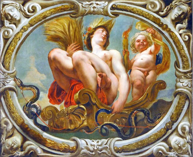 Virgo Oil Painting by Jacob Jordaens