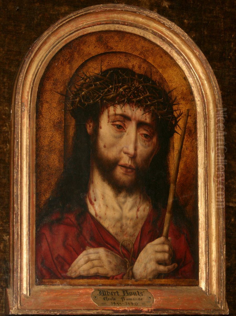 The Mocking of Christ Oil Painting by Aelbrecht Bouts