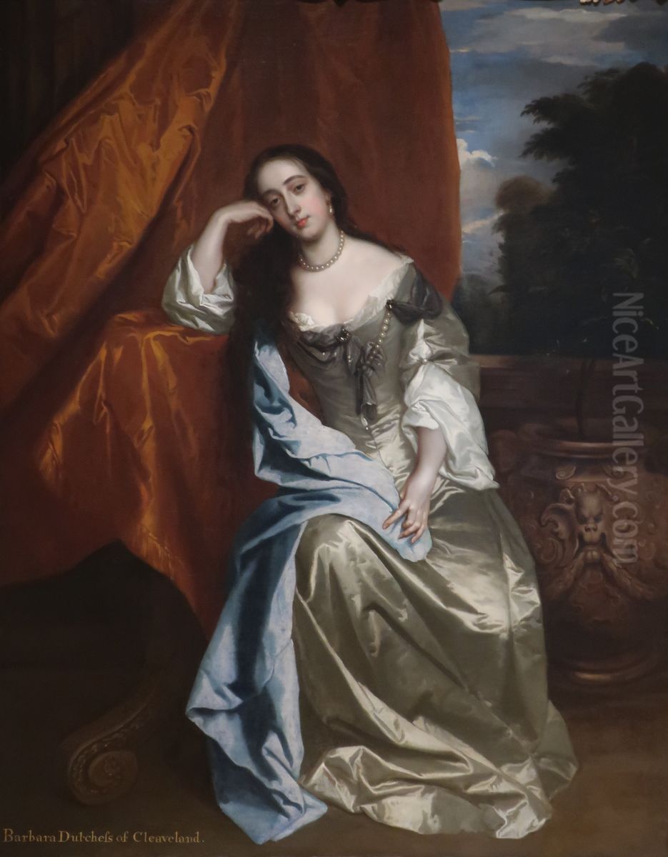 Portrait of Barbara Palmer, nee Villiers, Lady Castlemaine and Duchess of Cleveland Oil Painting by Peter Lely