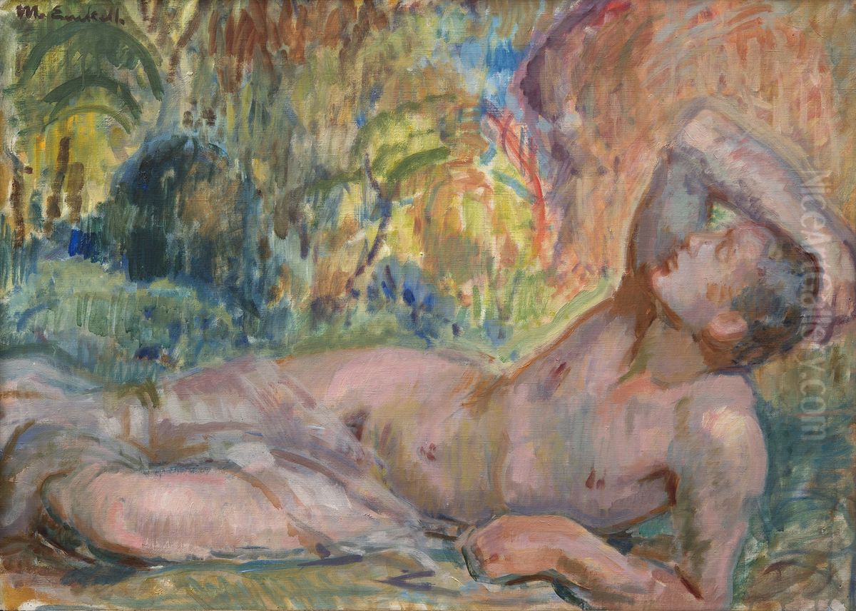 The Dying Adonis Oil Painting by Magnus Enckell