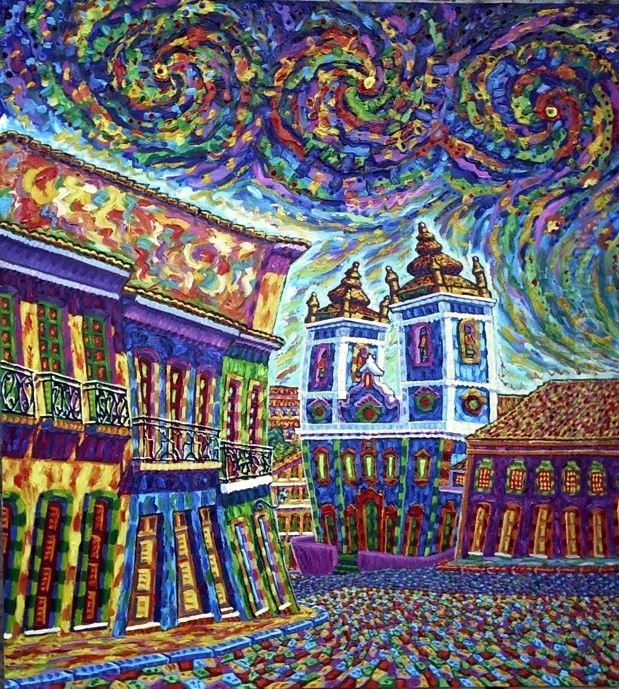 Poder da Trinidad Oil Painting by unknown