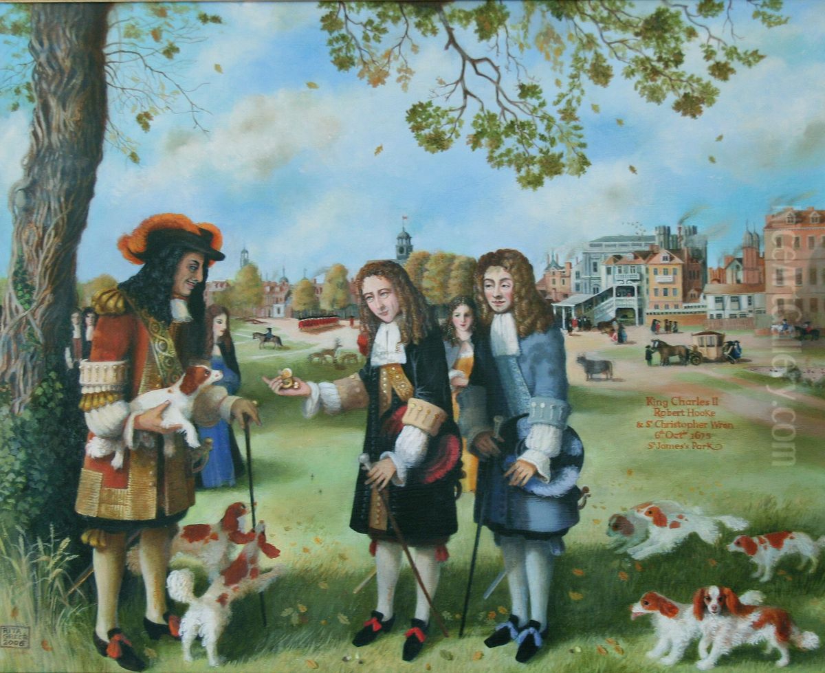 The Meeting Oil Painting by unknown