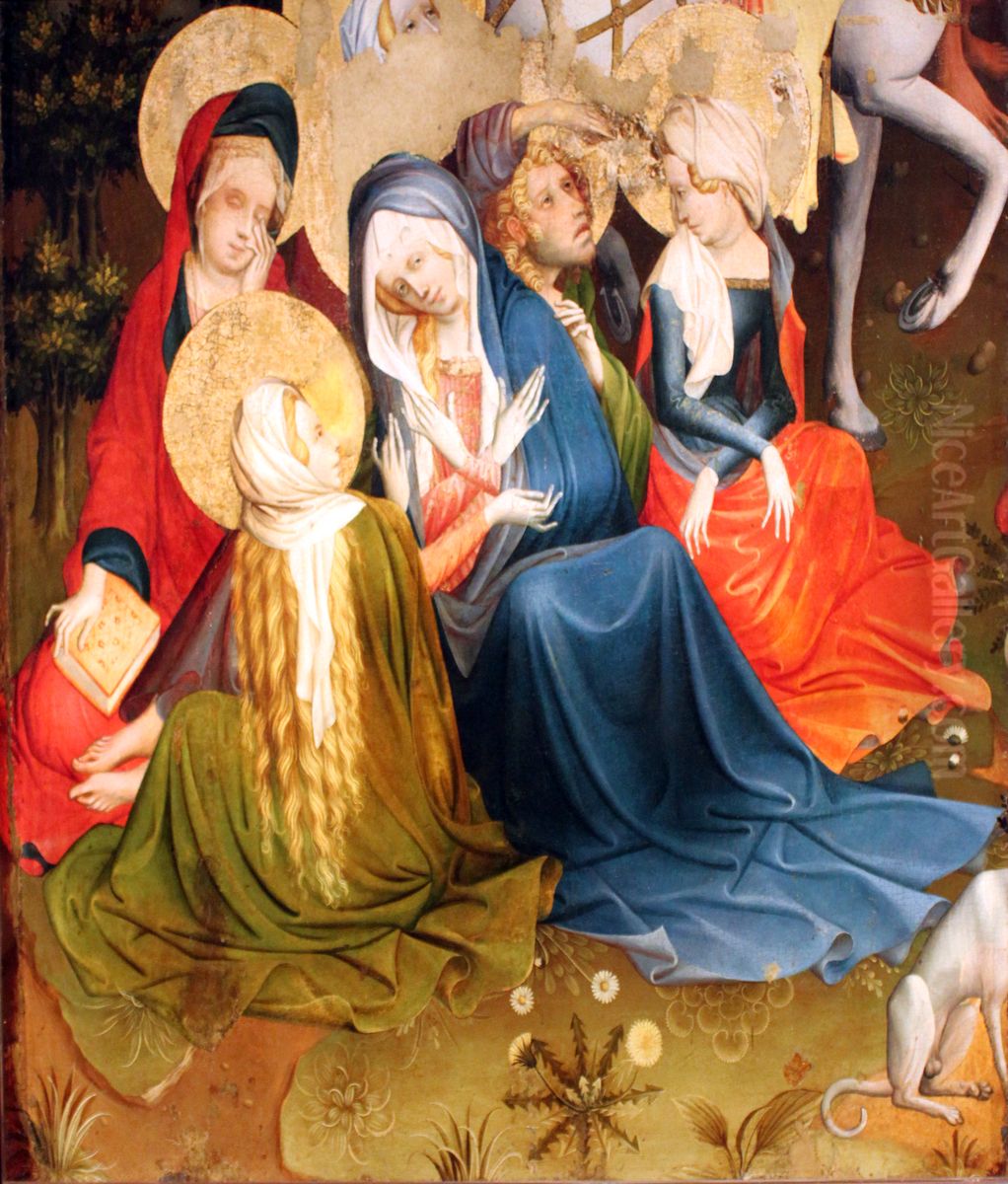 The Women at the Cross (fragment) Oil Painting by Master Francke