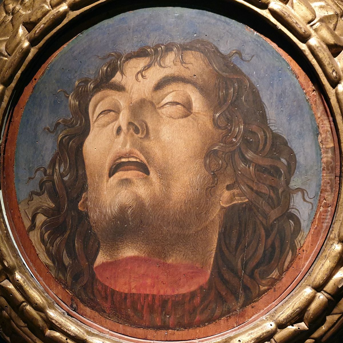 The severed Head of Saint John the Baptist Oil Painting by Marco Zoppo