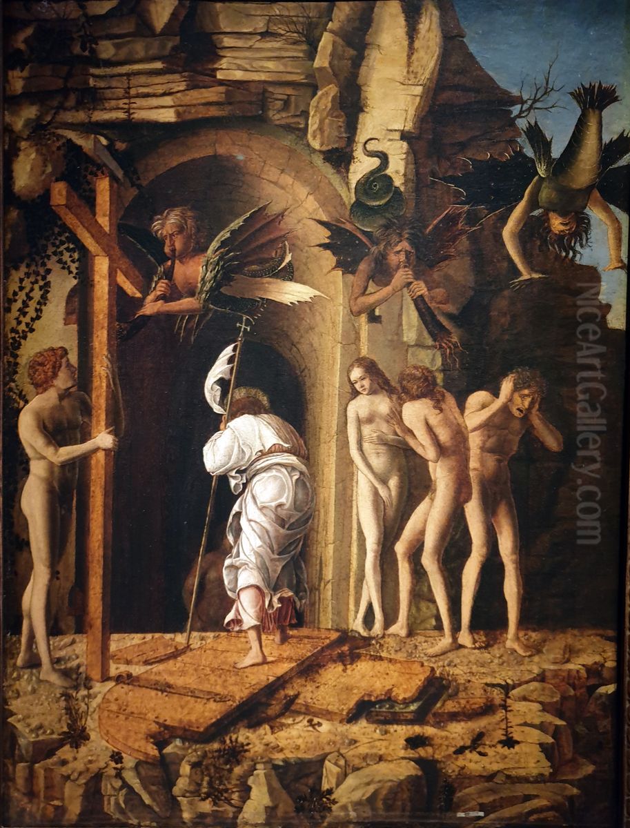 The Descent of Christ into Limbo Oil Painting by Giovanni Bellini