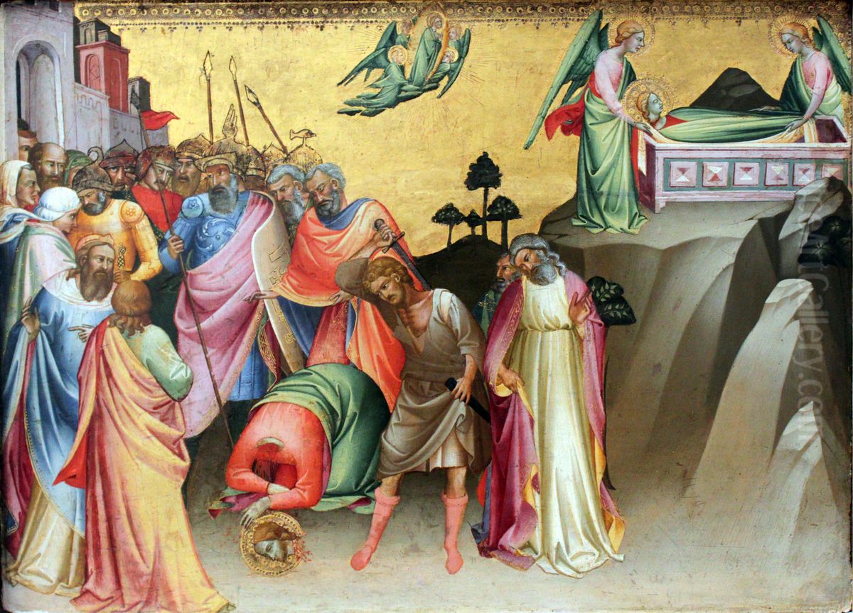 The Beheading of St. Catherine of Alexandria Oil Painting by Lorenzo Monaco