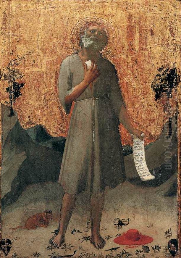 Penitent St Jerome Oil Painting by Fra Angelico