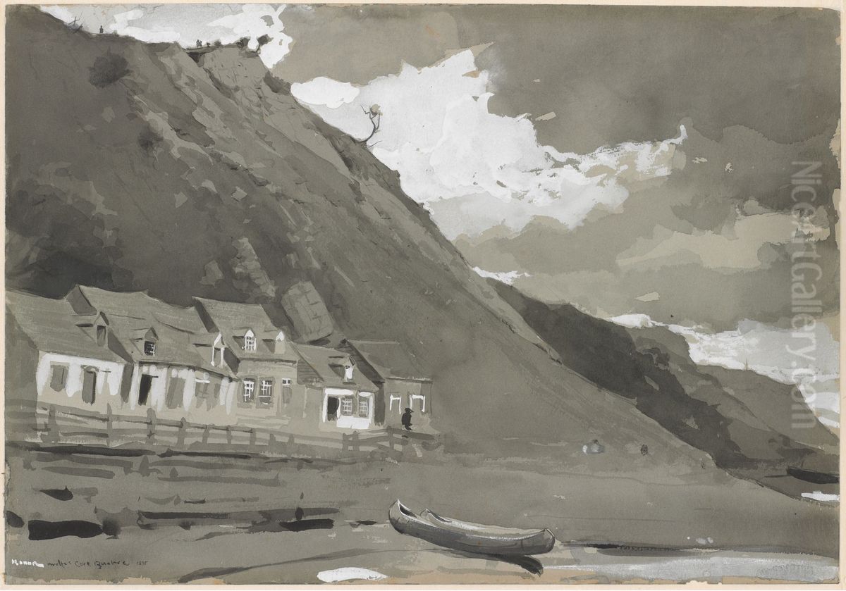 Wolfe's Cove, Quebec Oil Painting by Winslow Homer