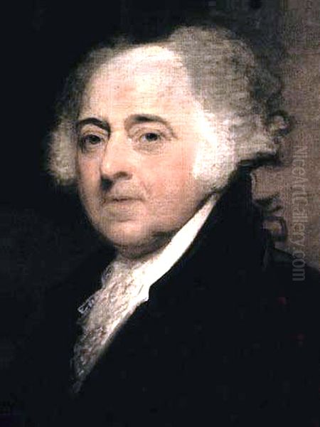 John Adams, 1823-24, Second President of the US. Oil Painting by Gilbert Stuart
