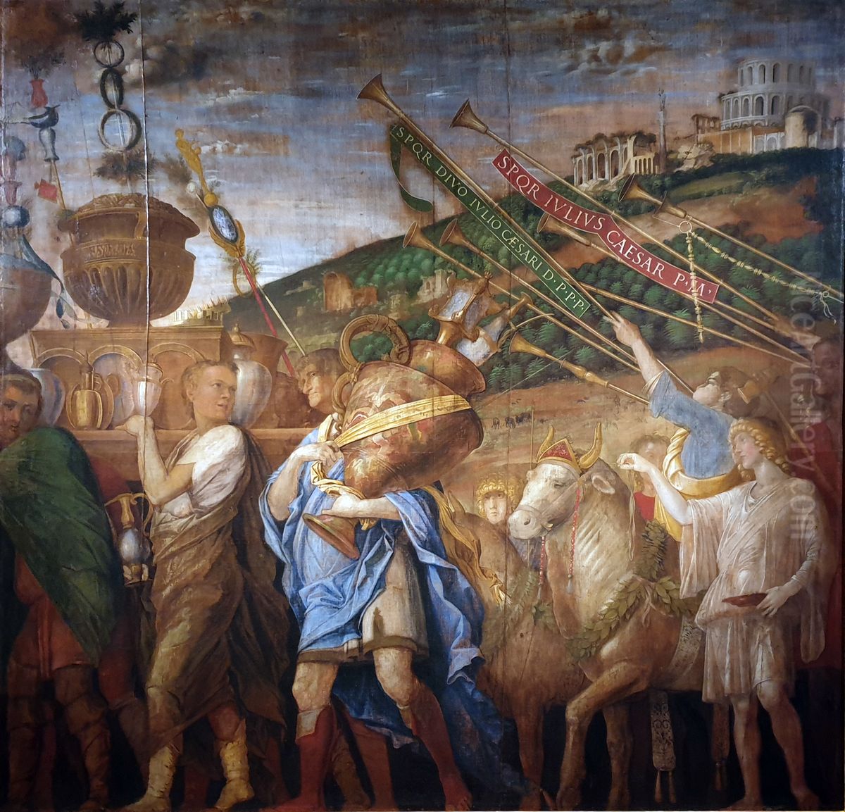 The Vase-Bearers Oil Painting by Andrea Mantegna