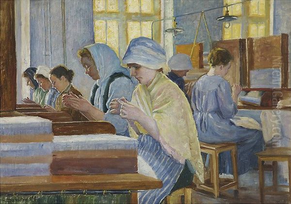 Handicraft Oil Painting by Anna Sahlsten