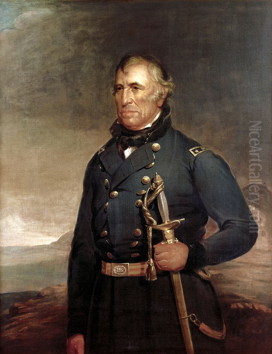 Zachary Taylor Oil Painting by Joseph Henry Bush