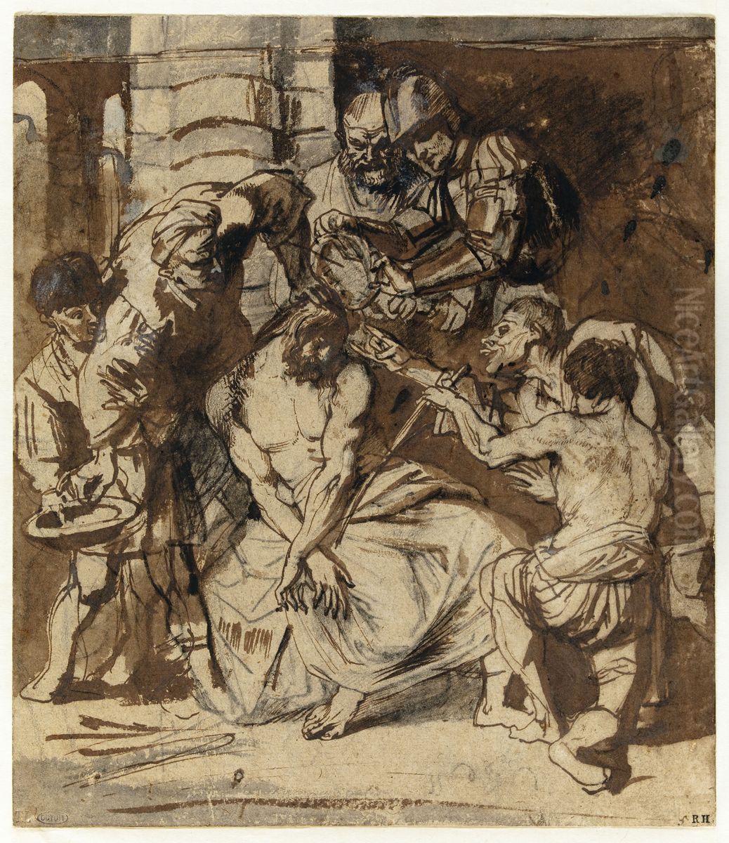 The Crowning with Thorns (Lugt 27) Oil Painting by Sir Anthony Van Dyck