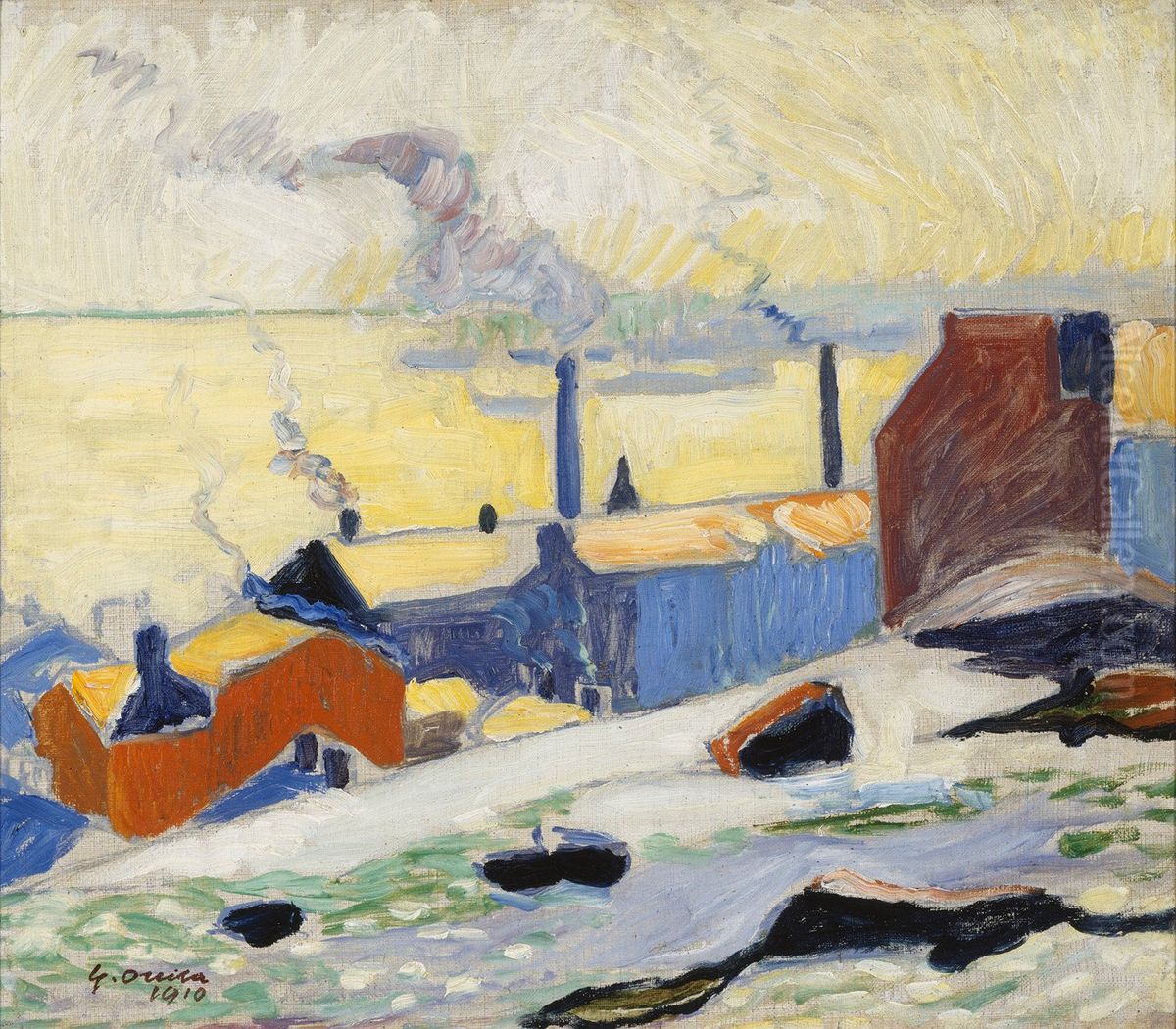 Klar dag Oil Painting by Yrjo Ollila