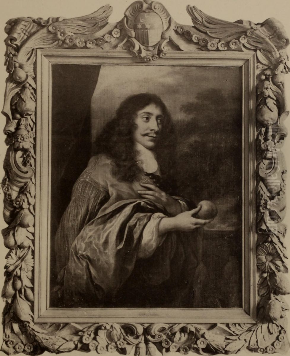 Portrait of an unknown man Oil Painting by Govert Flinck