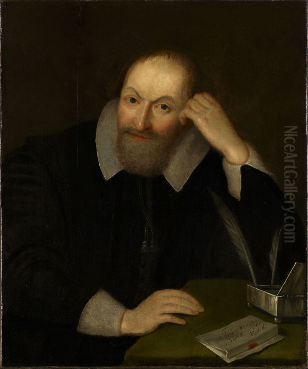 Sir Henry Wotton (1568-1639), Diplomat and Poet Oil Painting by Government Art Collection