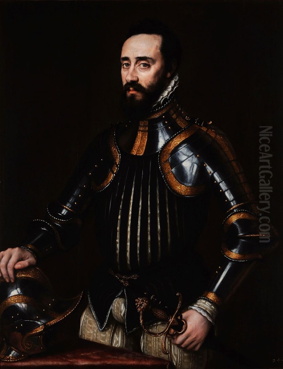 Portrait of Alfonso d'Avalos. Oil Painting by Antonis Mor