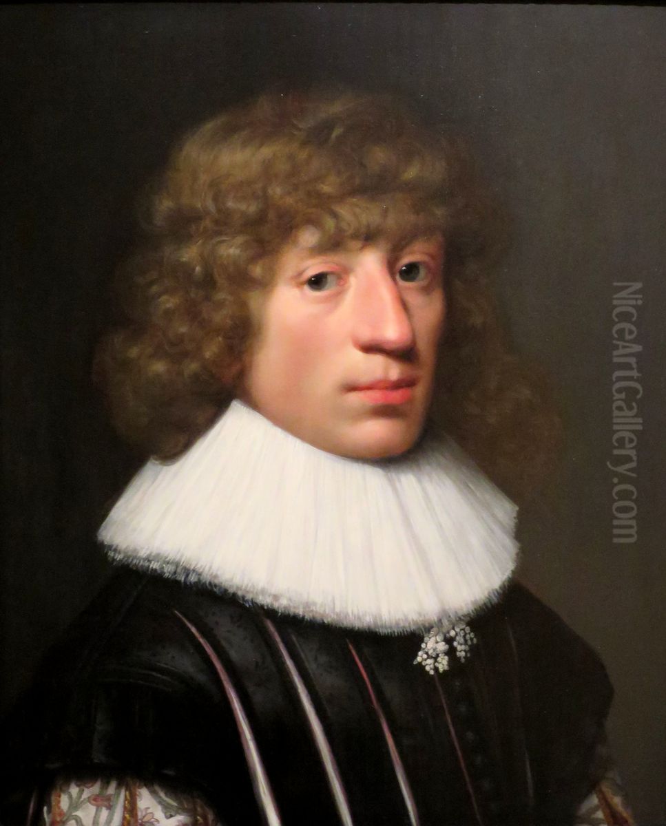 Portrait of a Young Man Oil Painting by Michiel Jansz. van Mierevelt