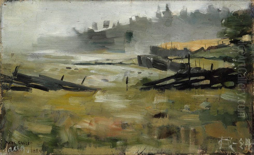 Sumumaisema Oil Painting by Akseli Valdemar Gallen-Kallela