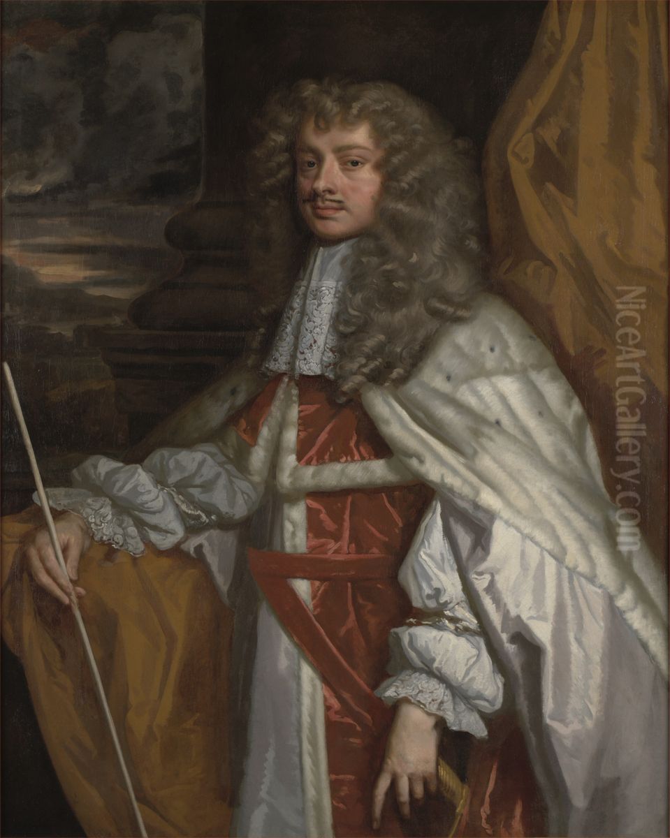 Thomas Clifford, 1st Baron Clifford of Chudleigh (1630-1673), Statesman Oil Painting by Peter Lely